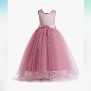 Elegant Pink Tulle Dress